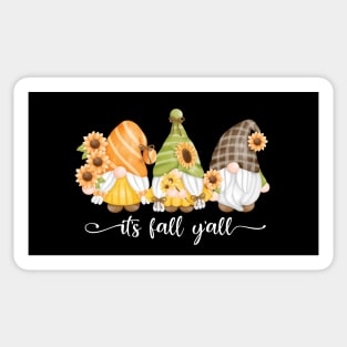 It's Fall Y'all Autumn Gnomes Sticker